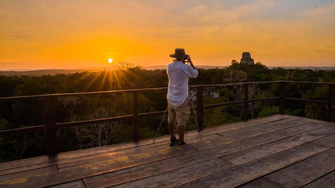 Hotel Jungle Lodge Tikal Bagian luar foto